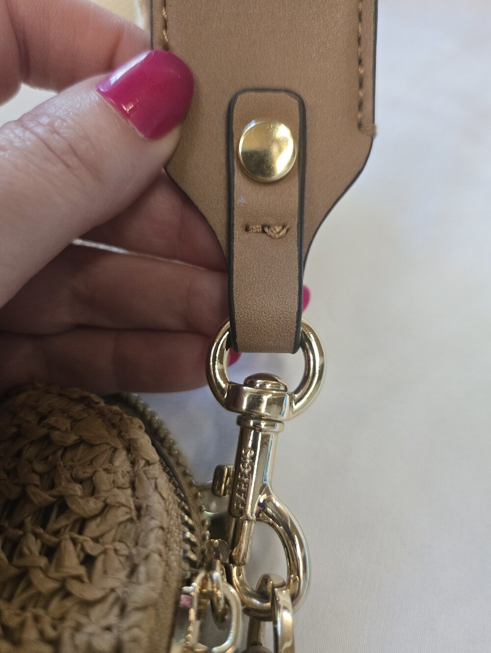 Classic Raffia Crossbody Bag - Picture 3 of 14